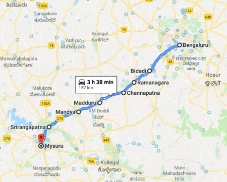 bangalore to mysore road trip by car