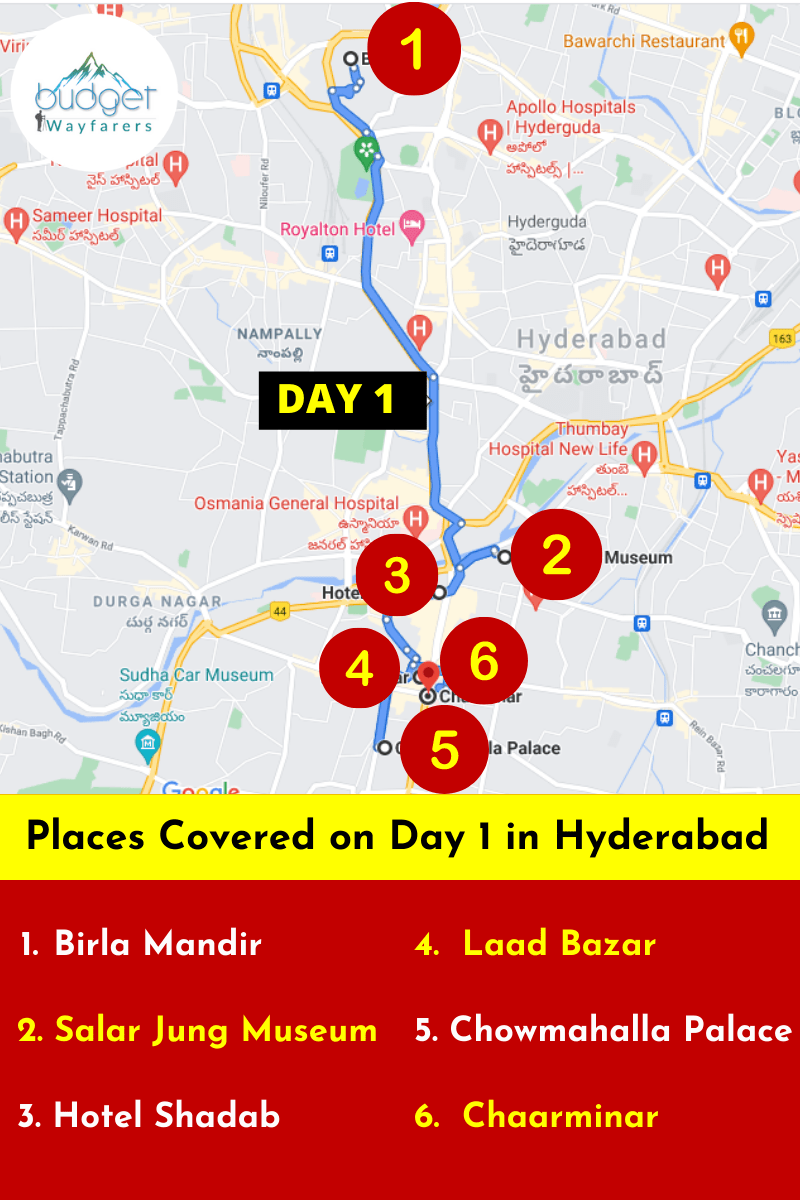 Hyderabad Itinerary Day 1