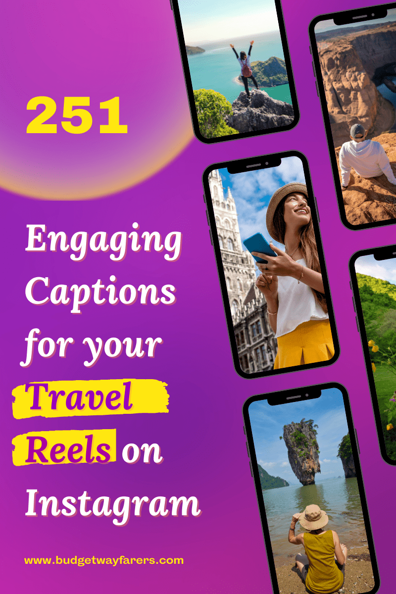 best captions for travel reels